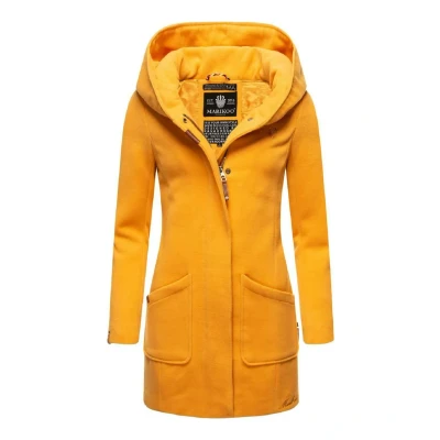 Afbeelding van Marikoo Maikoo Halflange jas, Dames, Maat: Small, Dark yellow