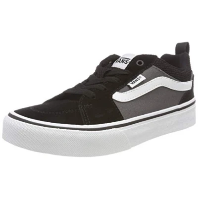Afbeelding van Vans Youth Filmore Suede Canvas Black Pewter Schoenmaat 37
