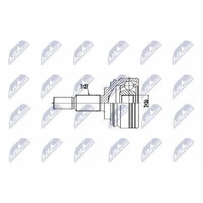 Afbeelding van Homokineet reparatie set, aandrijfas NTY NPZ RE 060