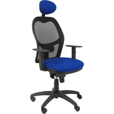 Afbeelding van Bureaustoel met hoofdsteun Jorquera malla P&amp;C SNSPAZC Blauw