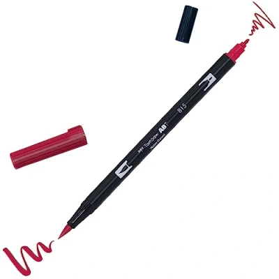 Afbeelding van Tombow ABT dubbele brushpen cherry 815