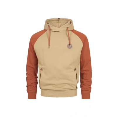 Afbeelding van Indicode Jeans Inrowland Hoodie, Heren, Maat: Small, Cornstalk