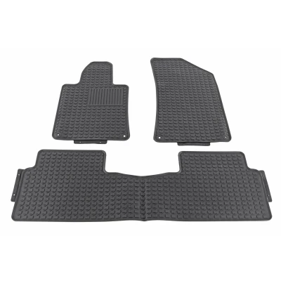 Afbeelding van VAICO V42 0990 Vloermatset Rubber voor en achter 4 zwart Op maat gemaakt PEUGEOT: 508 I SW