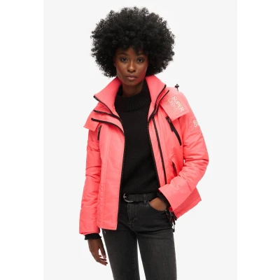 Afbeelding van Superdry Vrouwen Mountain Windbreaker jas met Capuchon Roze Grootte: 34