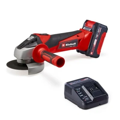 Afbeelding van Einhell Haakse slijper TC AG 18/115 Li (1 st. 4,0 Ah) (18 V, schijfdiameter 115 mm, snijdiepte 28 soft start, extra handgreep, 1 accu en oplader