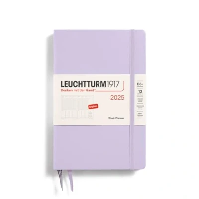 Afbeelding van LEUCHTTURM1917 371021 weekplanner Paperback (B6+) 2025, lila, Engels