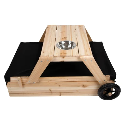 Afbeelding van Small Foot Zandbak met Zitgedeelte en Moddertafel
