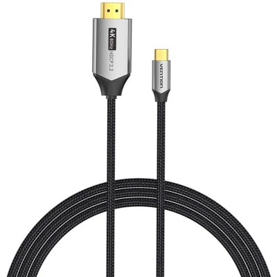 Afbeelding van Vention USB C naar HDMI kabel 2m CRBBH (Zwart) (2 m, Type C), Videokabel