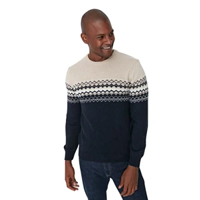 Afbeelding van Trendyol Man Trui Marineblauw Slim, marineblauw, XL