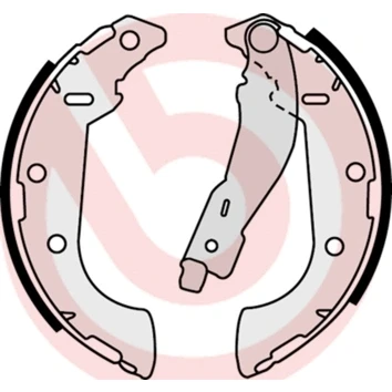Afbeelding van Brembo Remschoen set S 61 521