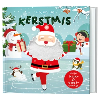 Afbeelding van Kijk en voel boek Kerstmis