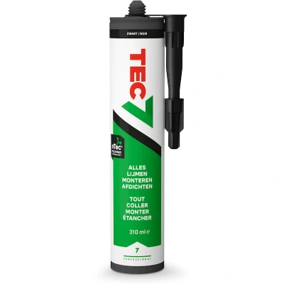 Afbeelding van Alles lijm TEC 7 zwart (310ml)