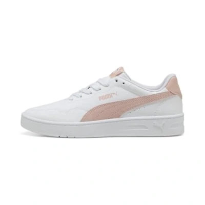 Afbeelding van Puma Dames Court Lally Sneaker, Wit Rose Quartz, 5.5 UK, Witte Rozenkwarts, 38.5 EU