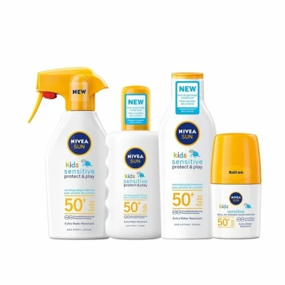 Afbeelding van Nivea Sun Kids Sensitive Protect &amp; Play Zonnespray SPF50 300ml