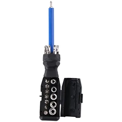 Afbeelding van Kinzo Multi bit Schroevendraaier Inclusief Bits en Doppen 20 Delig