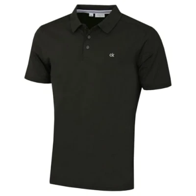 Afbeelding van Calvin Klein Campus Golfpoloshirt Geribbelde 3 Knopen Jager Groen XL