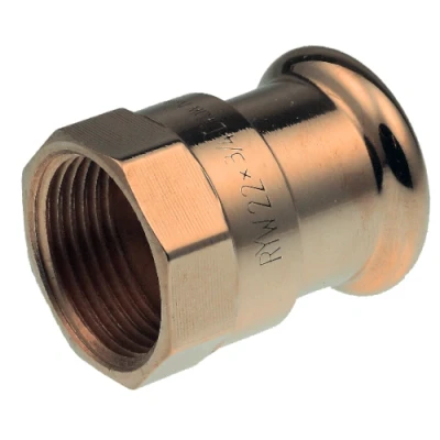 Afbeelding van VSH XPress Koper schroefbus 12 mm pers x 3/8&quot; bi.dr.