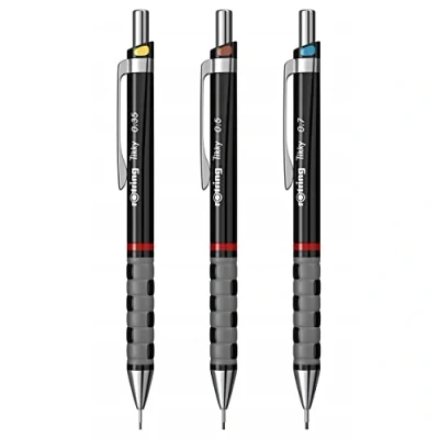 Afbeelding van rOtring Tikky vulpotlood zwarte cilider 3 delige set