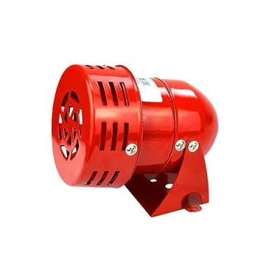 Afbeelding van MS 190 Elektrische Sirene 220V 120 dB, Rood Motoraangedreven Sirenen, Industrieel Geluid, Bescherming Tegen Diefstal, Metalen Hoorn, Industriële Bootalarm Geluid Alarmsysteem Waarschuwing Hoorn