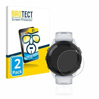 Afbeelding van BROTECT Screenprotector voor Garmin Forerunner 265 (46 mm) Folie Beschermfolie transparant (2 Stuks)