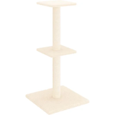 Afbeelding van vidaXL Kattenmeubel met sisal krabpalen 73 cm crèmekleurig