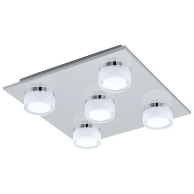 Afbeelding van EGLO Romendo 1 Plafondlamp   LED   32 cm   Chroom   Dimbaar