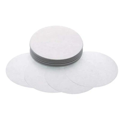 Afbeelding van KitchenCraft Wasschijven, Waspapier, 200 Stuks, geschikt voor 907 ml Potten, Papier Wit
