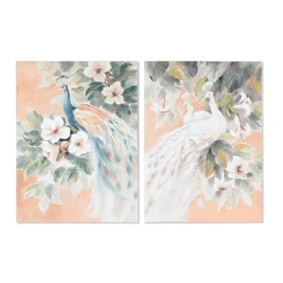 Afbeelding van Schilderij Home ESPRIT Tropisch 90 x 3,7 120 cm (2 Stuks)