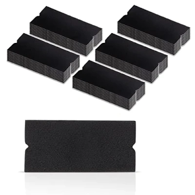Afbeelding van EHDIS Vervangend vilt rand voor rakel 10 x 4,8 cm aandrukrakel accessoires stof viltrand Car Wrapping Scraper 3M 50 stuks / verpakking (niet inbegrepen)