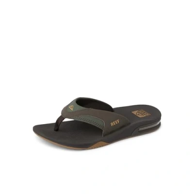 Afbeelding van Reef Fanning Teenslippers voor heren, Bruin Gum, 43 EU