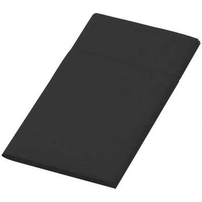 Afbeelding van Servetten tissue 33cm 3 laags zwart 1/8 vouw