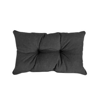 Afbeelding van POKAR Rugkussen Lounge Kussen Tuin voor Tuinmeubelen Loungemeubels 50x40x10 cm, Antraciet
