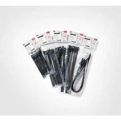 Afbeelding van HellermannTyton 115 07270 SOFTFIX S TPU BK XK Kabelbinder 260 mm 7 Zwart Hersluitbaar, Zeer flexibel, Met terughaaloog 12 stuk(s)