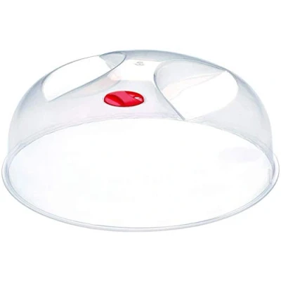 Afbeelding van Space Home Beschermhoes voor Magnetron met Klep Rood Made in Portugal Polypropyleen 24 cm