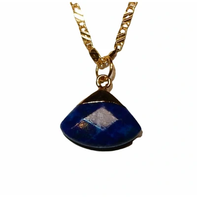 Afbeelding van Lapis Lazuli Hanger Verguld