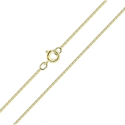 Afbeelding van Gold plated basic ketting, kleine schakel (curb chain)