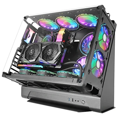 Afbeelding van Mars Gaming MCB Zwart, PC ATX XL Geval, Custom Premium Edition, Dual Chamber Modular Frame