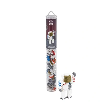 Afbeelding van Plus Astronaut Tube Constructiespeelgoed Set Met Bouwstenen 100 Delige Bouwset Bouwspeelgoed Vanaf 3 Jaar