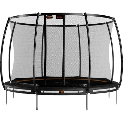 Afbeelding van Trampoline Avyna Pro Line Inground 14 + Royal Class Veiligheidsnet Zwart