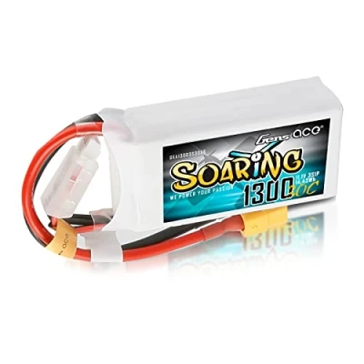 Afbeelding van Gens ace 3S Lipo accu 1300 mAh 30 C 11,1 V Soaring Battery Pack met XT60 Plug voor Helicopter RC Airplane Hobby Boat Truck Drones