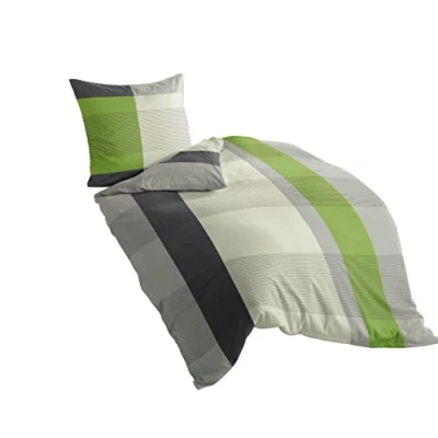 Afbeelding van Bierbaum Beddengoed 4643, Mako Satijn, Made In Germany, Zilver 06, 155X220 + 80X80 cm, Comfortmaat