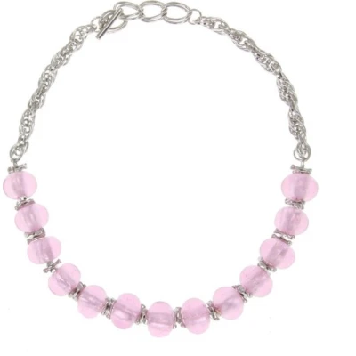 Afbeelding van Behave Ketting met decoratieve glaskralen