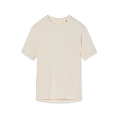 Afbeelding van SCHIESSER Mix+Relax T shirt dames korte mouwen cremekleurig Maat: 34
