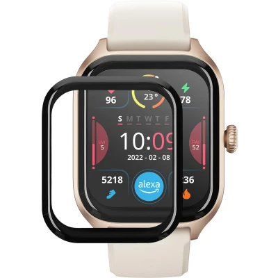 Afbeelding van kwmobile Beschermfolie geschikt voor Huami Amazfit GTS 4 Schermbeschermer 2 x screenprotector smartwatch anti kras