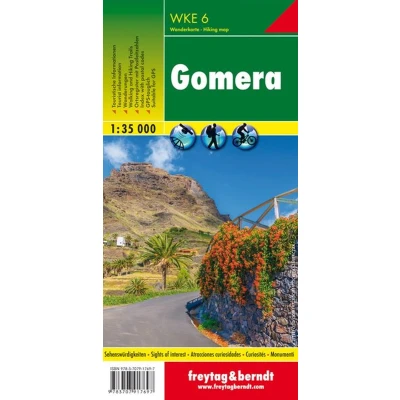 Afbeelding van F&amp;B WKE6 Gomera Noord &amp; Zuid 2 kaartenset: wandelkaarten 1:35 000