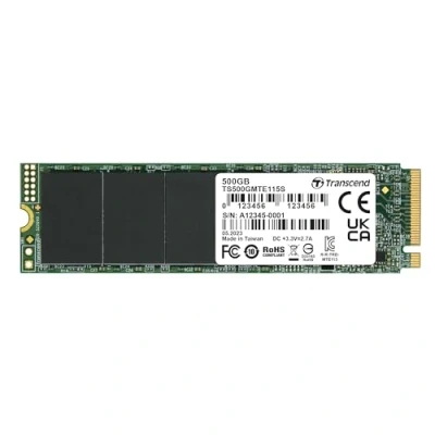 Afbeelding van Transcend 115S M.2 500 GB PCI Express 3.0 3D NAND NVMe