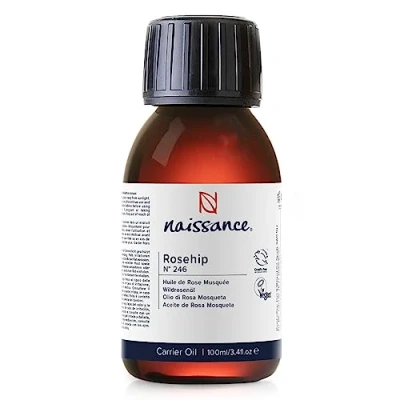 Afbeelding van Naissance Rozenbottelolie (Nr. 246) 100ml Natuurlijke, Vochtinbrengende, Voedende en Verzorgende Olie voor Alle Huidtypes Haar, Gezicht, Huid Nagels