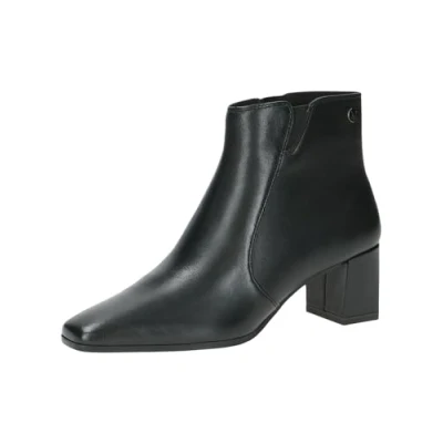 Afbeelding van CAPRICE Dameslaars Heel 9 25312 43 enkellaarsjes, Black Nappa, 36 EU
