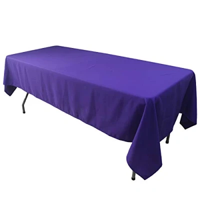Afbeelding van KaitatsuSen Rechthoekig Polyester Stof Tafelkleed, Paars, 150x300 cm