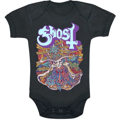 Afbeelding van Ghost Kids 7 Inches Of Satanic Panic Body zwart 68/74 Katoen
